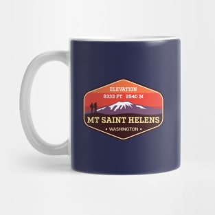 Mt. St. Helens Washington - Mountain Climbing Badge Mug